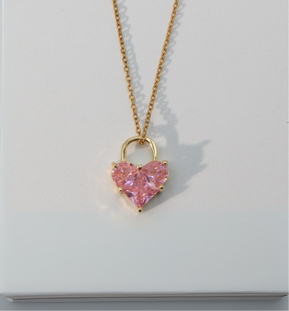 Radiant Locked Heart Necklace