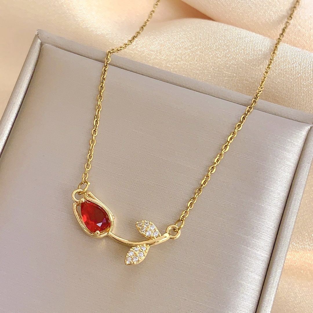 Eternal Rose Necklace