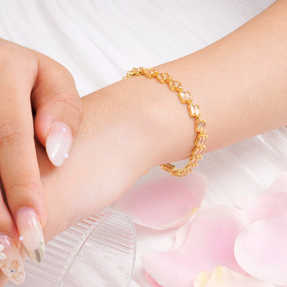 Champagne Prism Tennis Bracelet