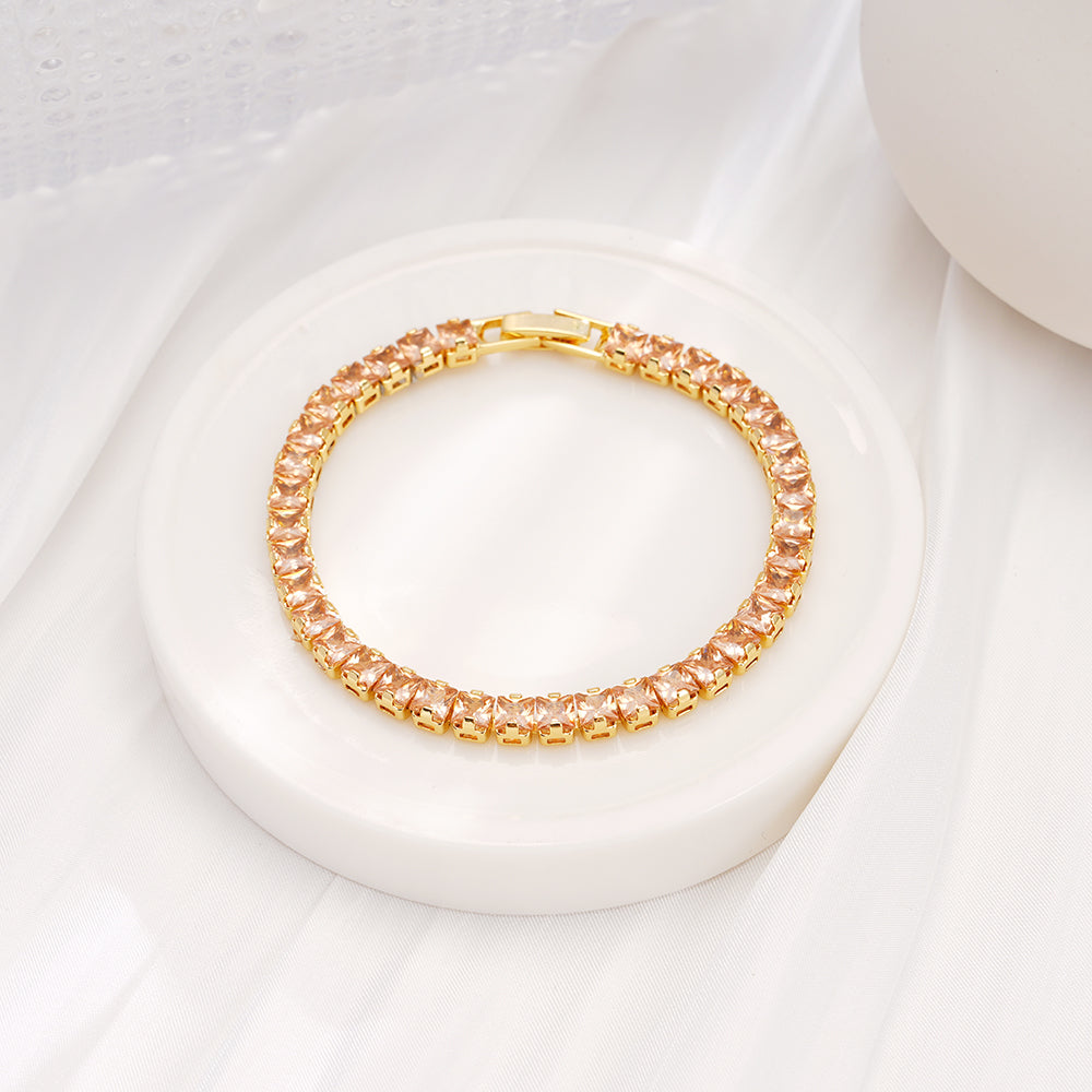Champagne Crystal Glow Bracelet