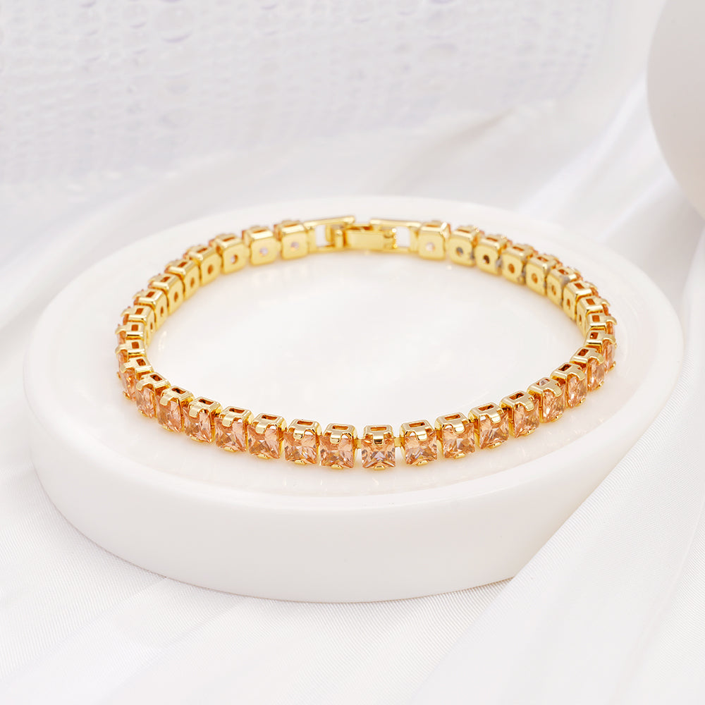 Champagne Crystal Glow Bracelet