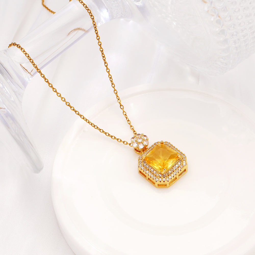 Golden Grace Pendant Necklace