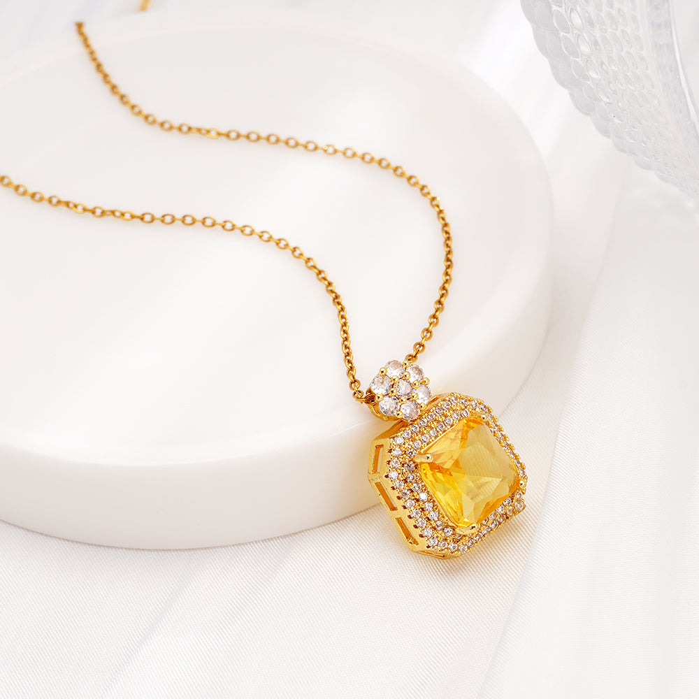 Golden Grace Pendant Necklace