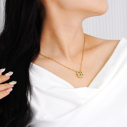 Foldable Clover Multi-Style Necklace