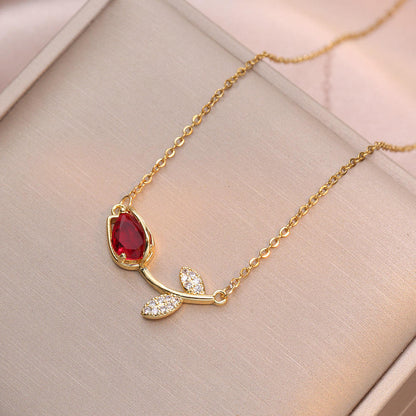 Eternal Rose Necklace