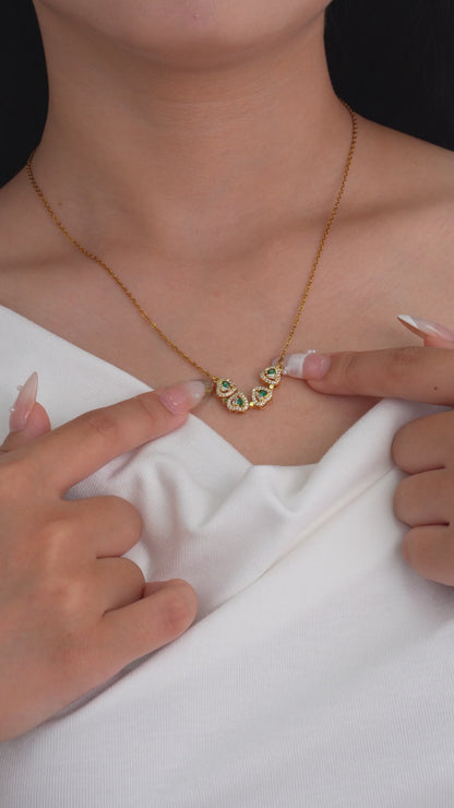 Foldable Clover Multi-Style Necklace
